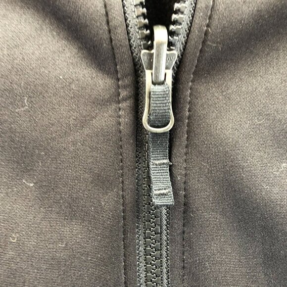 The North Face Mens Athletic Jacket Large Black Full-Zip Fleece Activewear Mock - Picture 12 of 15